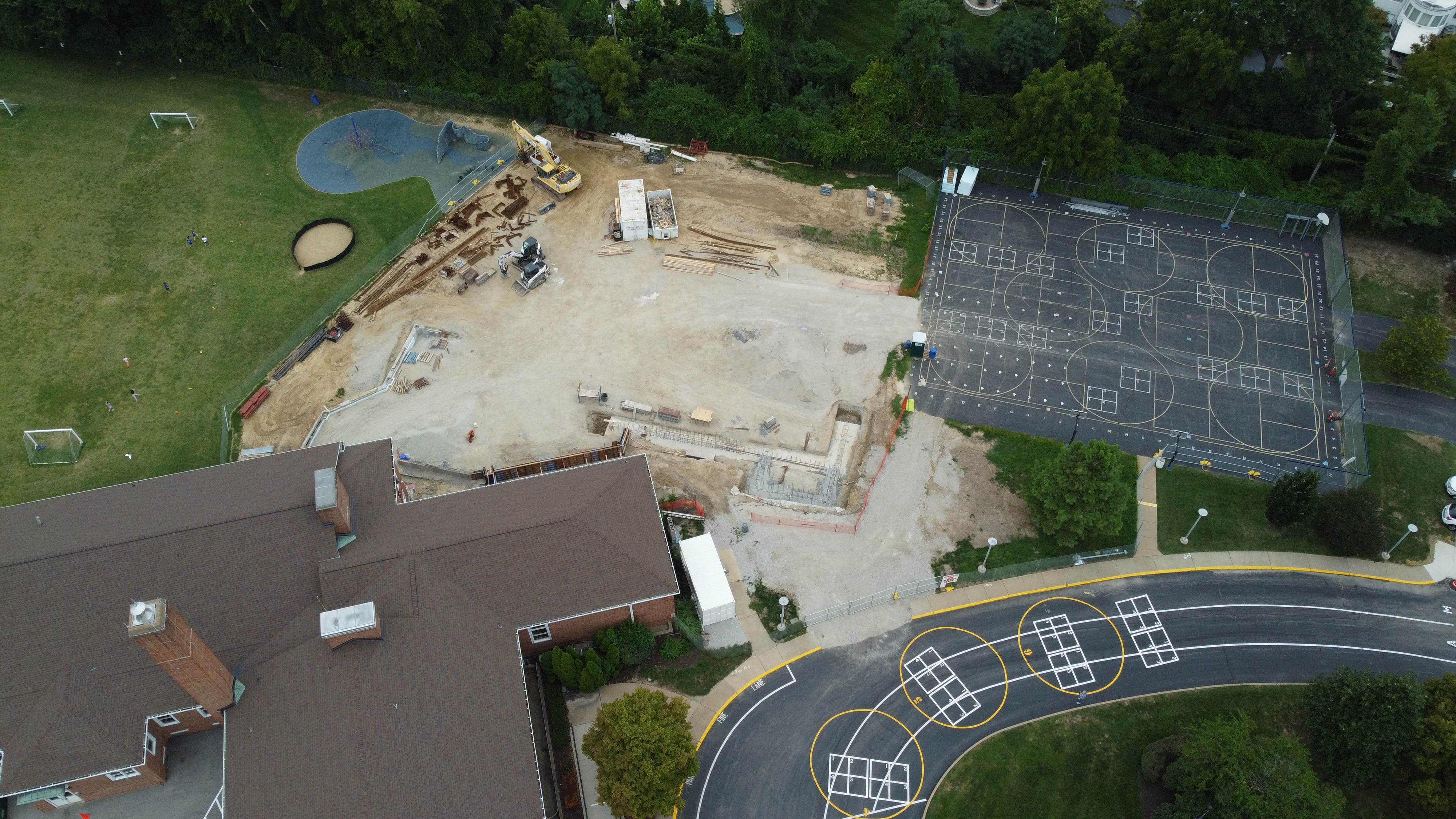 Conway Construction Aerial View on September 2